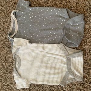 Wonder nation gray onesie set